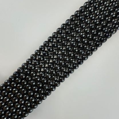 Metallic Shattuckite Polished Round Beads (10mm) - Most Rare Gemstone image 2