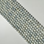 Blue Calcite Polished Round Beads image 5