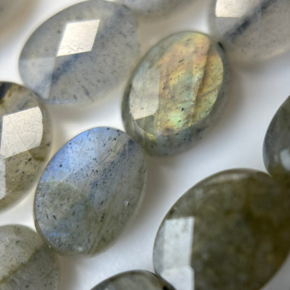 Labradorite Faceted Oval Beads (A) image 5