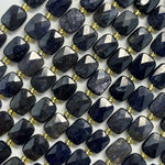 Iolite Rectangular Faceted Cushion Cut 10xÂ8 mm Beads image 6