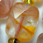Hematoid Quartz Quartz Rectangular Faceted Cushion Cut Beads10xÂ8 mm Beads image 6