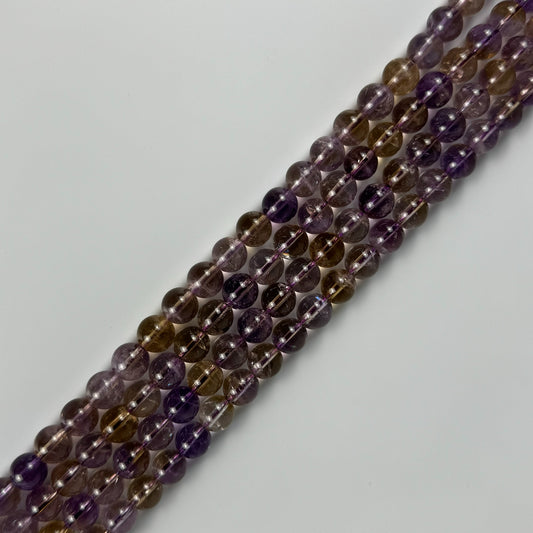 Ametrine Polished  Round Beads image 0