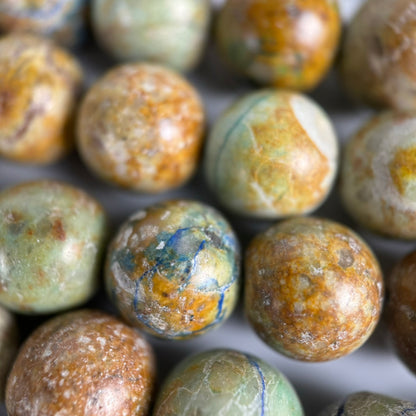 Azurite Polished Round Beads image 4