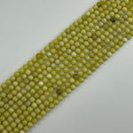 Lemon Serpentine Polished Round Beads image 4