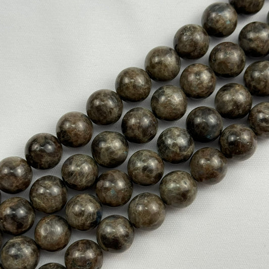 Chocolate Labradorite Polished Round Beads image 0