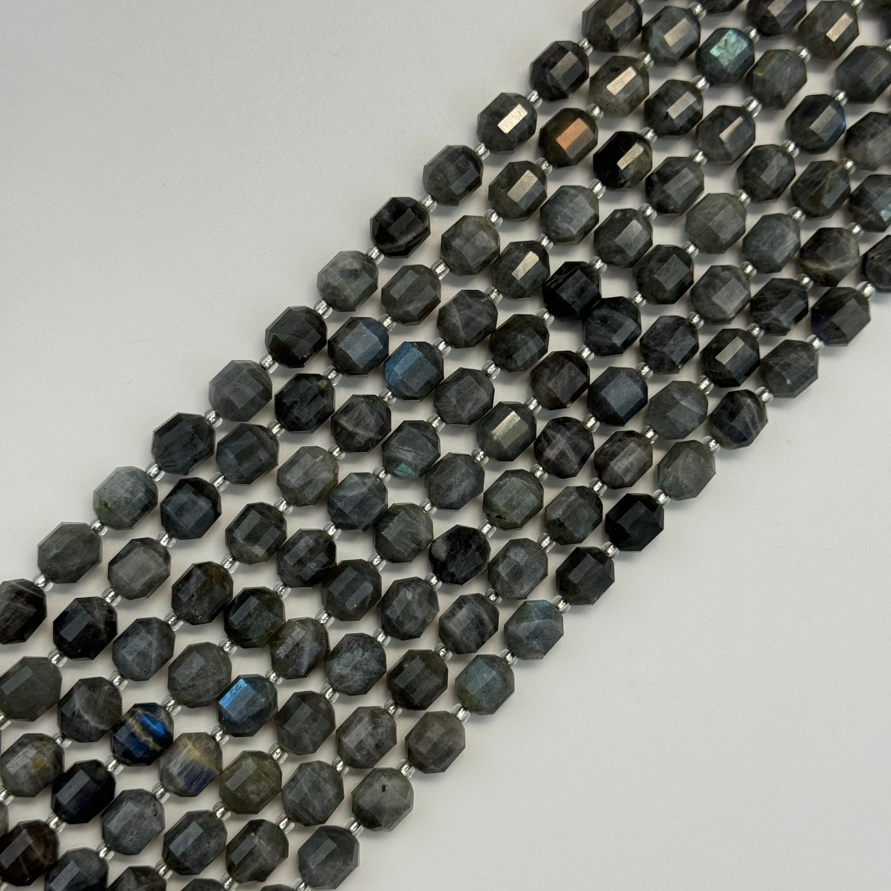 Labradorite Dodecahedron Beads image 4