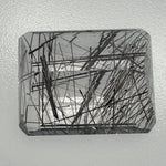 Silver Rutilated Quartz Emerald Cut (22.45 CT) image 5