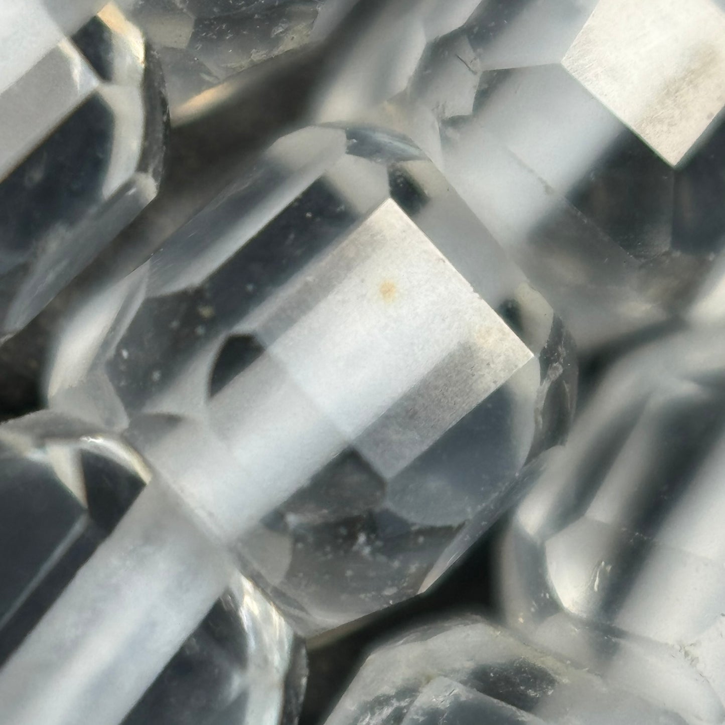 Clear Quartz Square Beads image 2