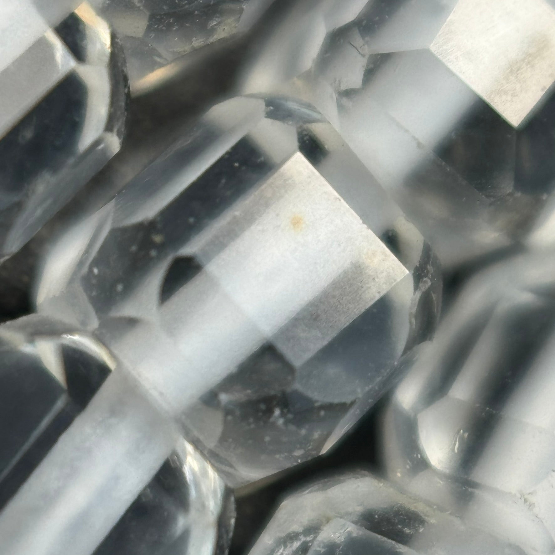 Clear Quartz Square Beads image 2