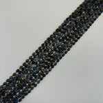 Dumortierite Faceted Barrel 8 Beads image 2