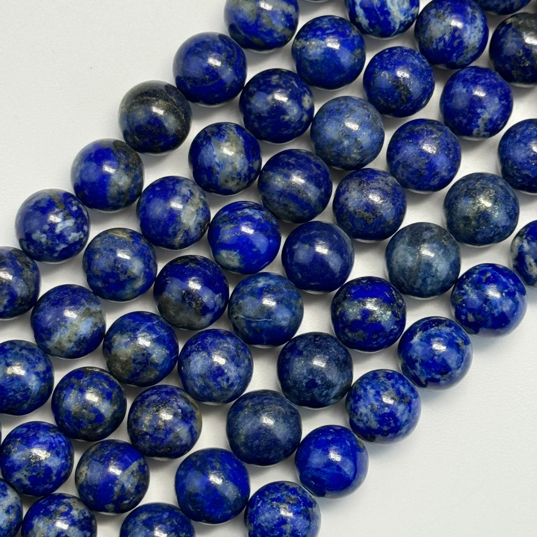 Lapis Lazuli Polished Round Beads image 8