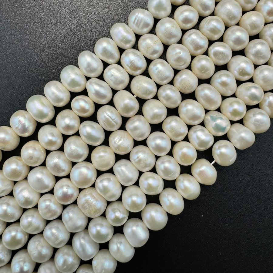 Pearl  8.5x7.5mm - High-Quality Jewellery Making Supplies image 0