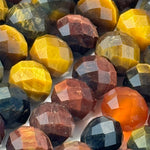 Tiger's Eye Faceted Rondelle Beads image 4
