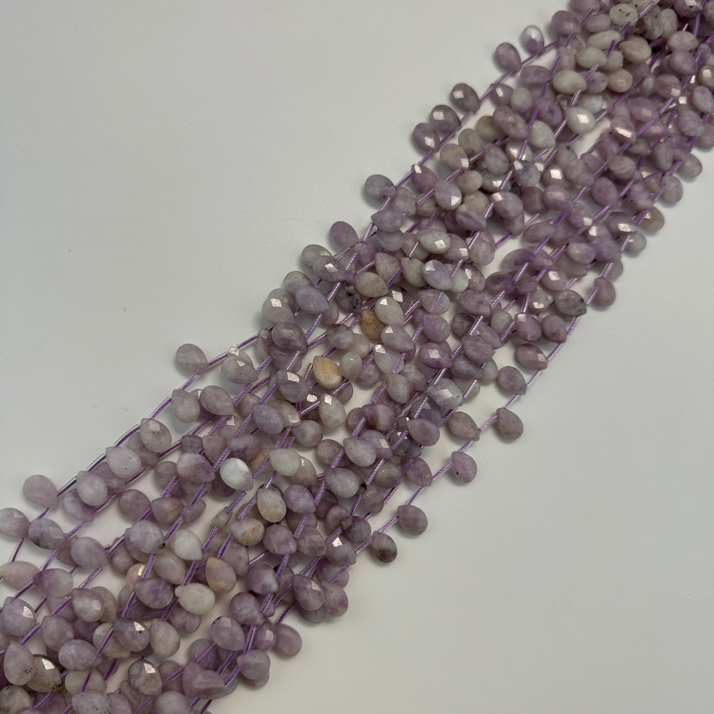 Lavender Amethyst Pear Shape Beads image 3