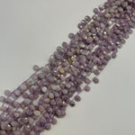 Lavender Amethyst Pear Shape Beads image 3