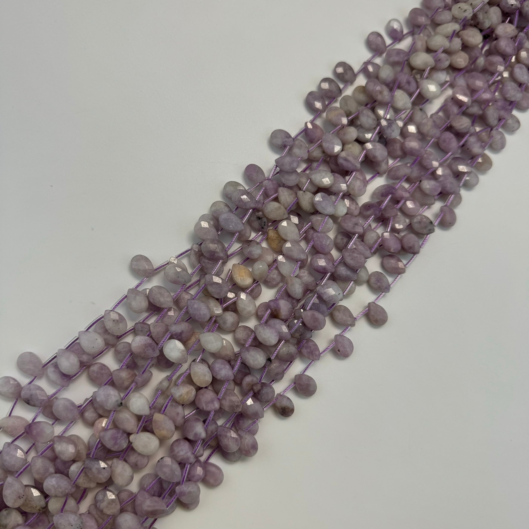 Lavender Amethyst Pear Shape Beads image 3