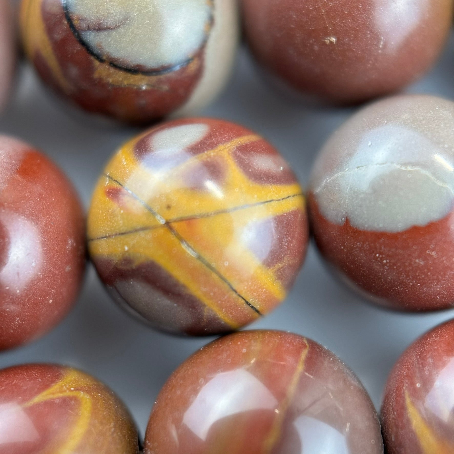 Noreena Jasper Polished Round Beads  ( 20mm) image 1
