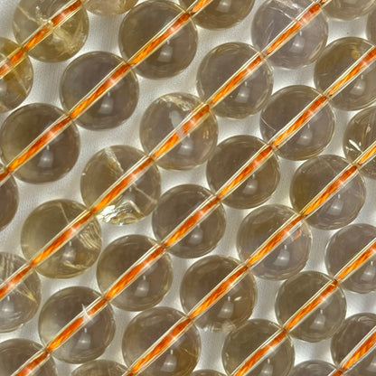 Citrine Polished Round Beads image 8