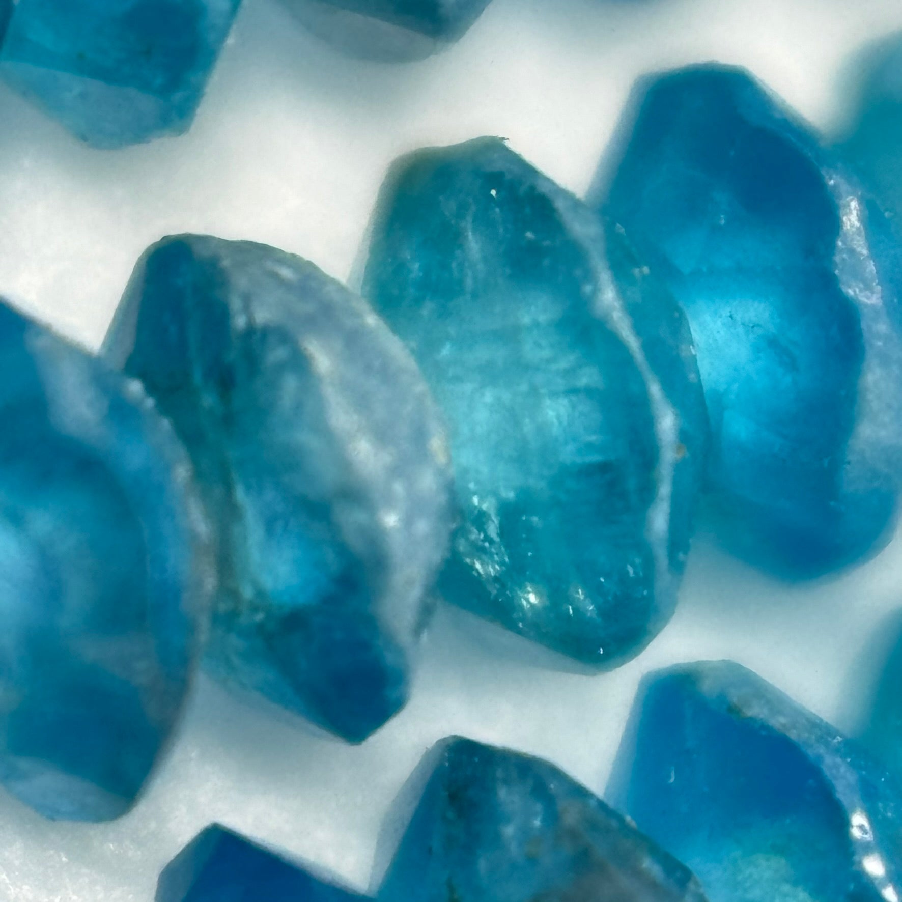 Blue Apatite Space Ship Beads image 3