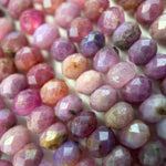 Ruby Faceted Rondelle Beads image 2