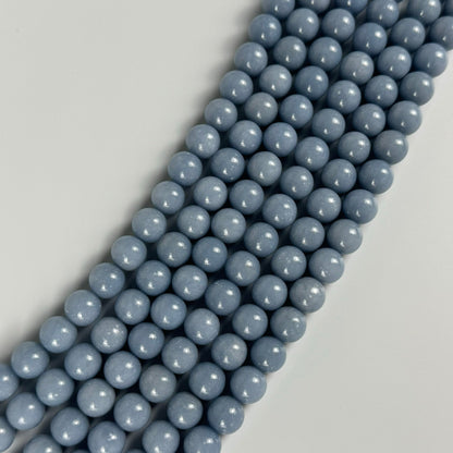 Angelite Polished Round Beads image 2