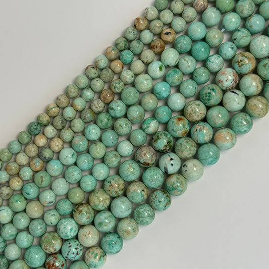 Peruvian Turquoise Beads - Polished Round Beads