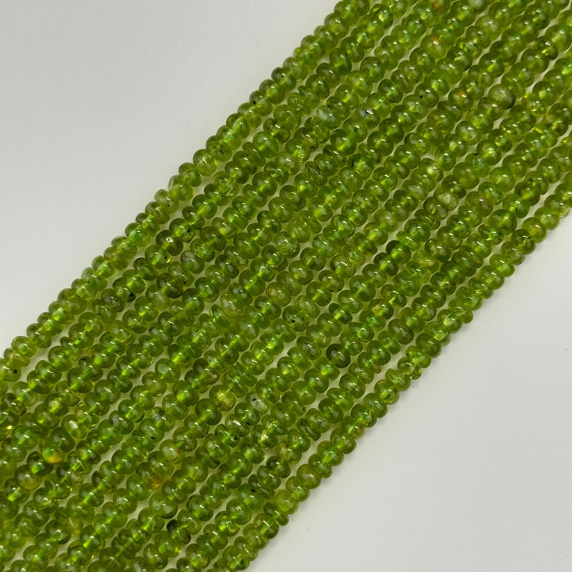 Polished Rondelle Stone Beads