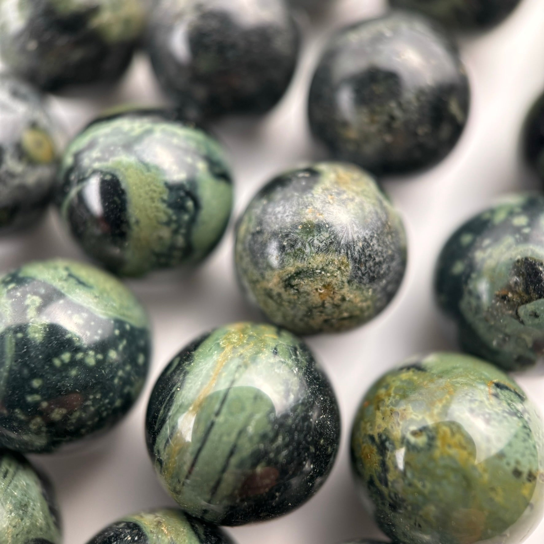 Kambaba Jasper Polished Round Beads image 1