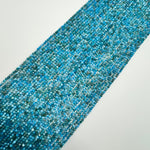 Blue Apatite Faceted Round Beads image 7