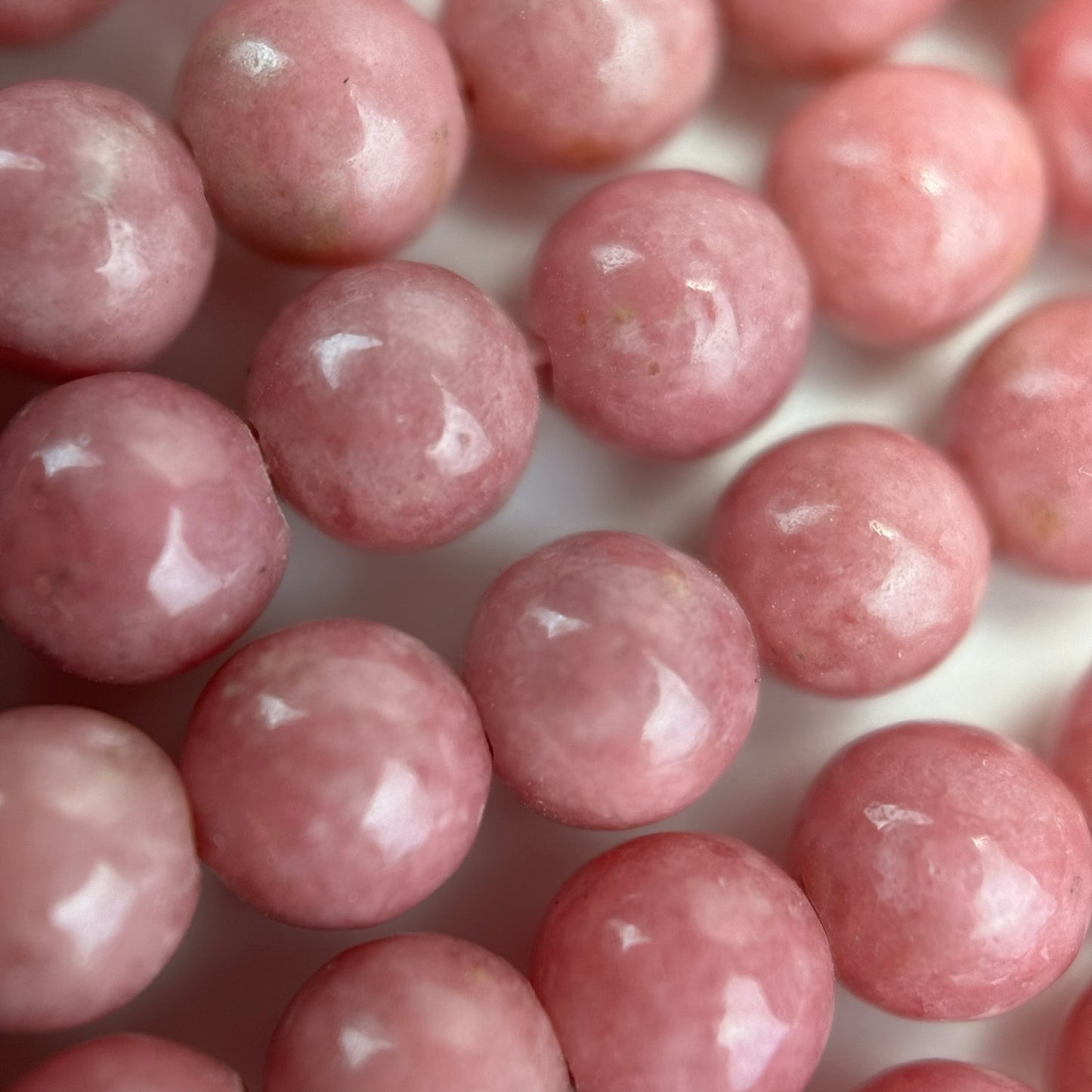 Rhodonite AA Polished Round Beads image 10