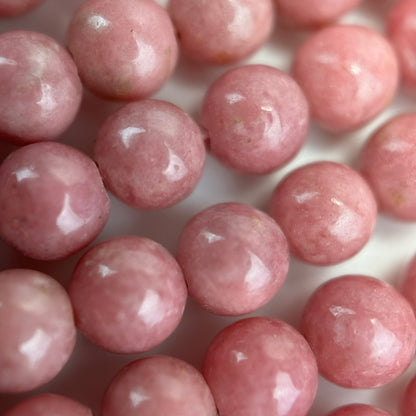 Rhodonite AA Polished Round Beads image 10