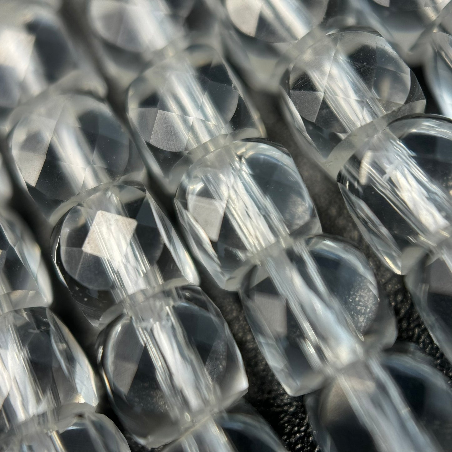Clear Quartz Square Beads image 4