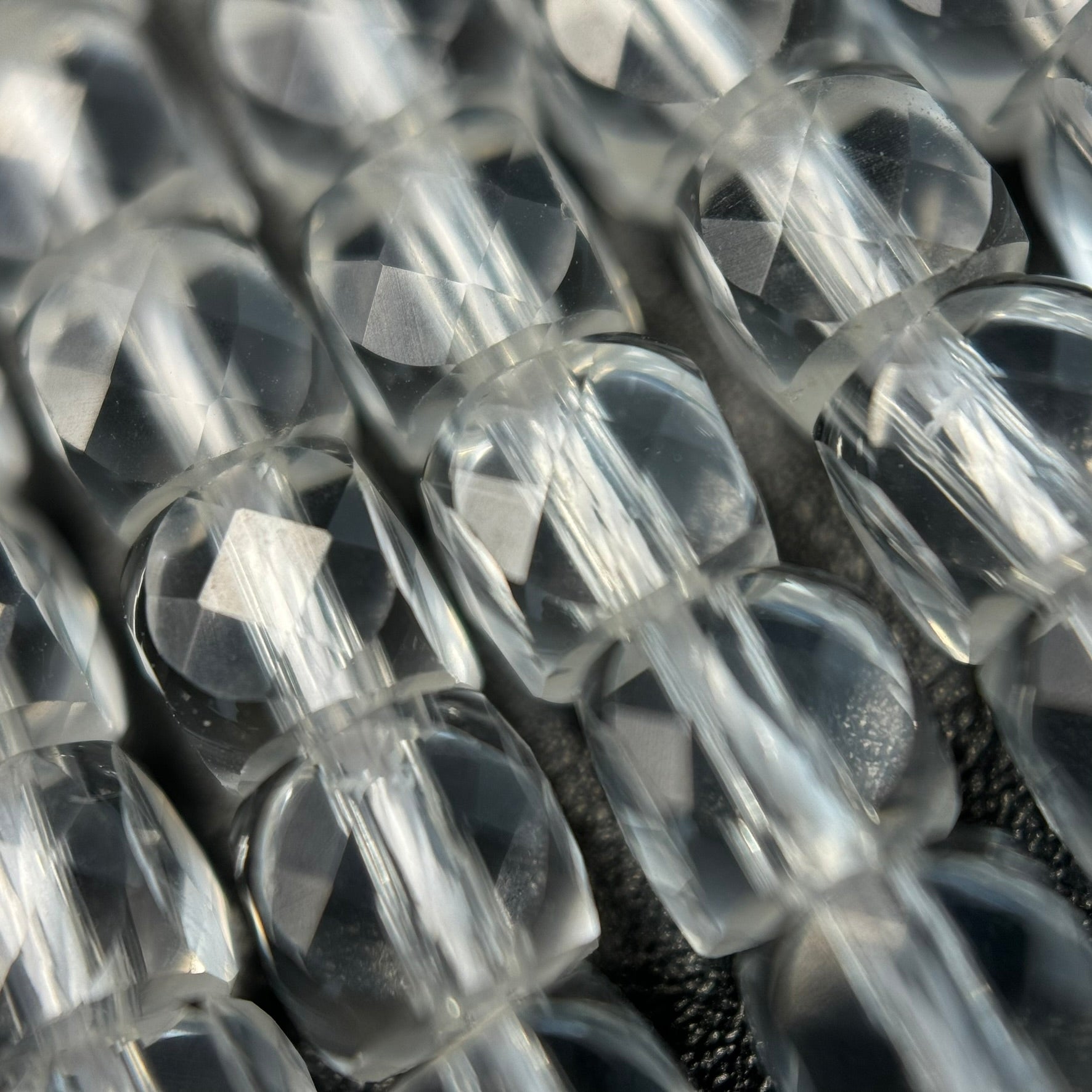 Clear Quartz Square Beads image 4