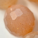 Sunstone Moonstone Faceted Round Beads image 2