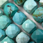 Turquoise Square Beads image 2