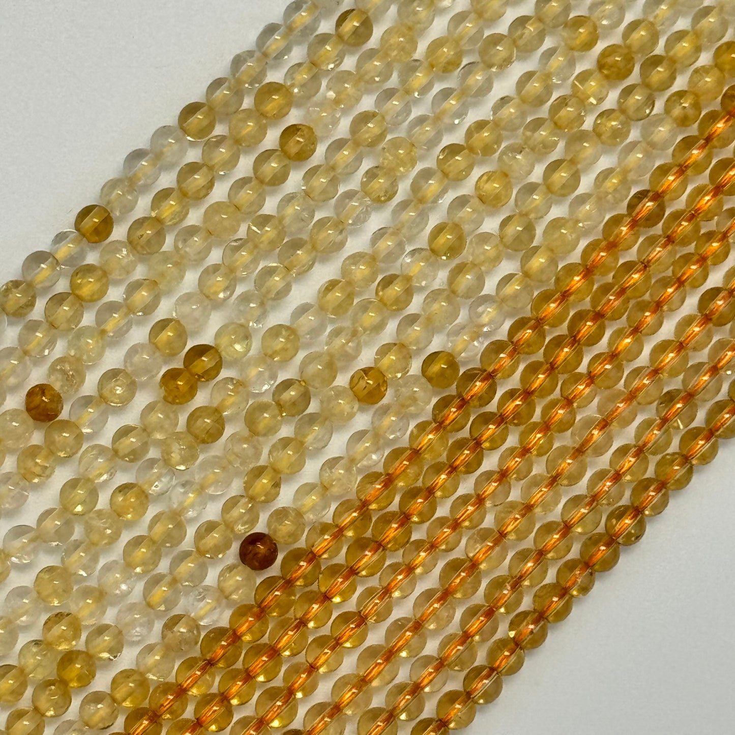 Citrine Polished Round Beads image 0