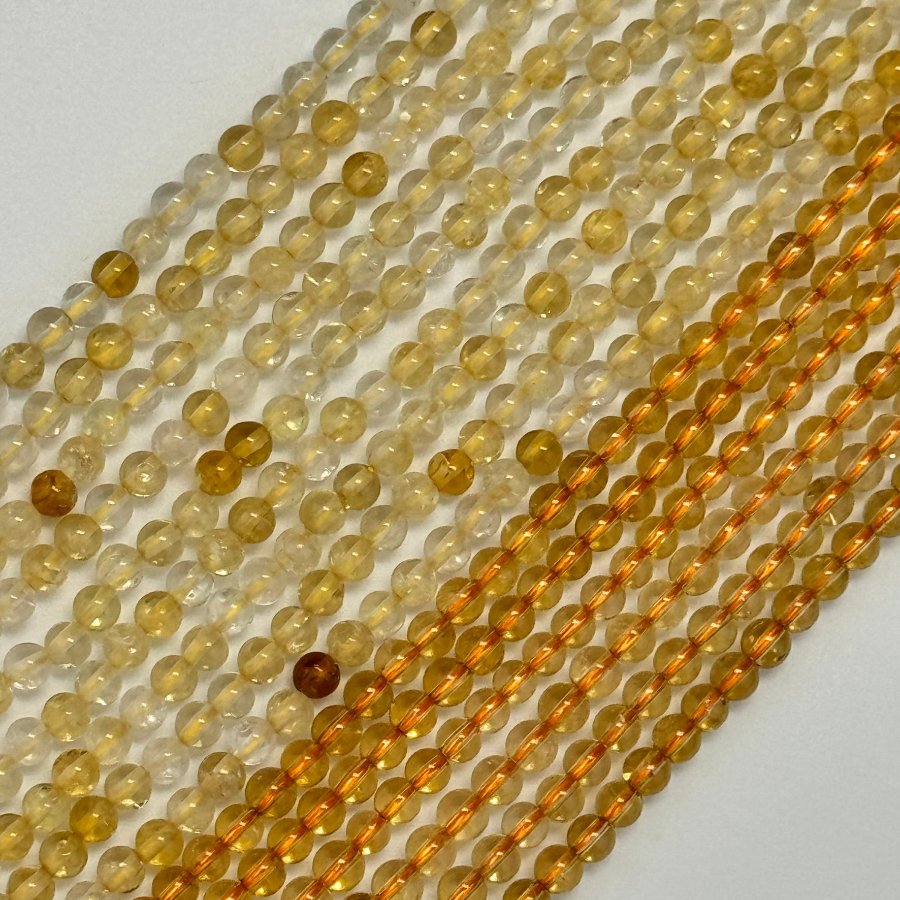 Citrine Polished Round Beads image 0