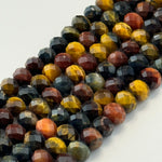 Tiger's Eye Faceted Rondelle Beads image 2
