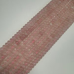 Rose Quartz Rondelle Polished Beads image 4