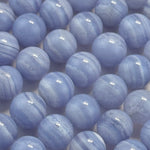 Blue Lace Agate AAA Round Polished Beads image 1