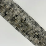 Green Ice Quartz Frosted Rondelle Beads image 4