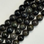 Black Opal Polished Round Beads image 1