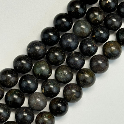 Black Opal Polished Round Beads image 1