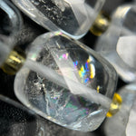 Clear Quartz Rectangular Faceted Cushion Cut 10xÂ8 mm Beads image 1