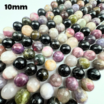 Multi-Coloured Tourmaline Polished Round Beads image 3