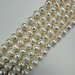 White, Peach Pearl  9x8mm - Ideal for Versatile Jewellery Making Crafts image 4