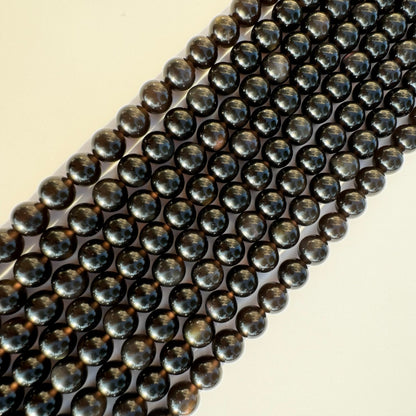 Ice Rainbow Obsidian Polished Round Beads image 0