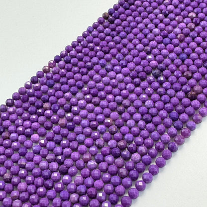 Phosphorite Faceted Round Beads image 0