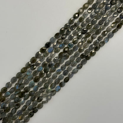 Labradorite Faceted Oval Beads (A) image 8