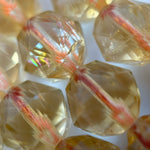 Citrine Diamond Cut Beads image 2